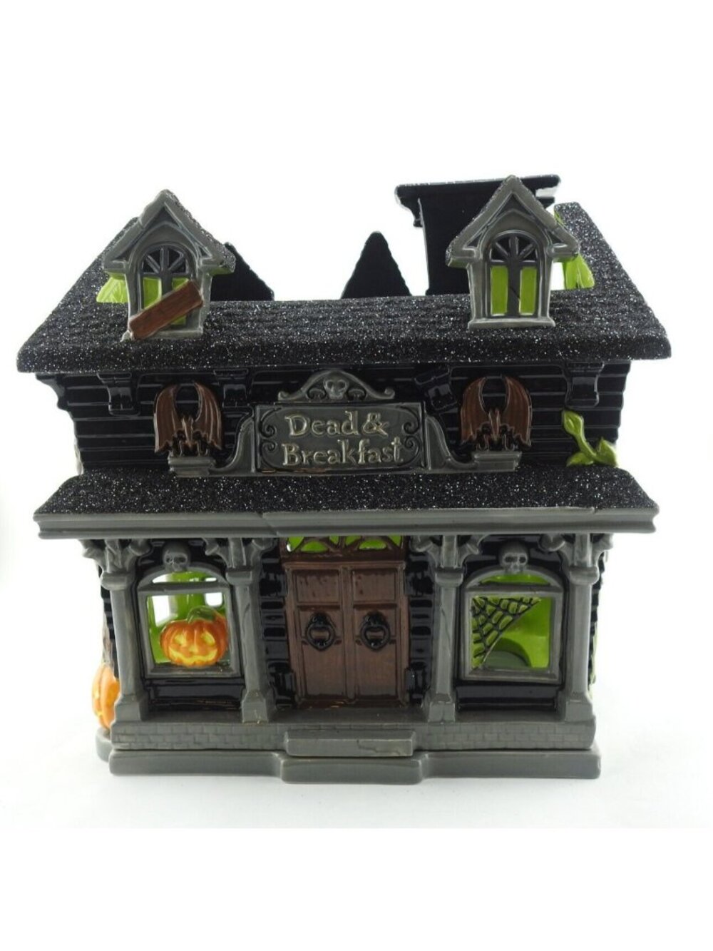 Bath Body Works Halloween Dead Breakfast Luminary 3 wick Candle Holder ECU 2018